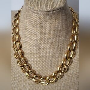 Napier Vintage  Goldtone Oval Link Necklace
